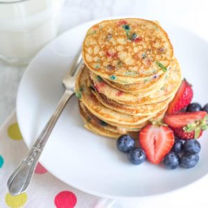 Funfetti Protein Pancakes (No Protein Powder...